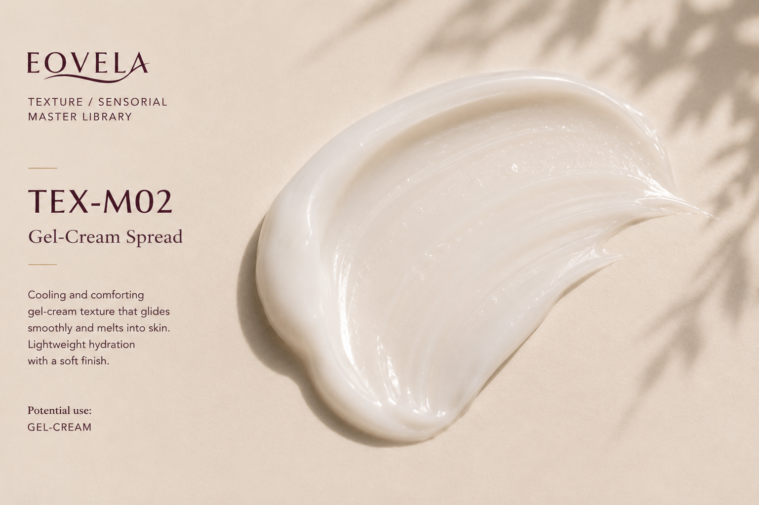 Cooling gel-cream texture — comfort and lightweight hydration